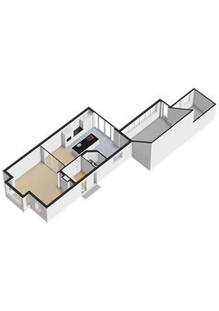 Floorplan - Floralaan 20, 2231 ZV Rijnsburg